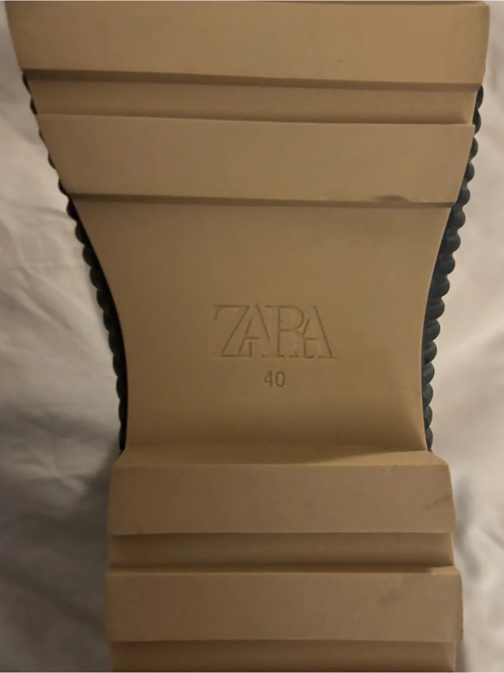 Zara Black Front-Zip Women's Rain Boots